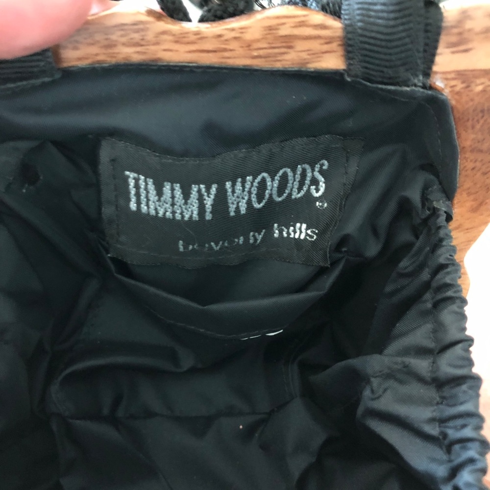 Timmy Woods wooden small handbag